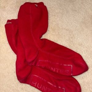 Hunter Vibrant Red Casual Women’s Socks